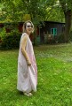 sukienka oversize luźna różowa wzór z kieszeniami upcykling rags queen 1.jpg