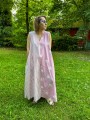 sukienka oversize luźna różowa wzór z kieszeniami upcykling rags queen 7.jpg