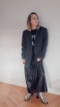 spódnica cekiny czarne czarna spódnica maxi sylwester rags queen 2.jpg